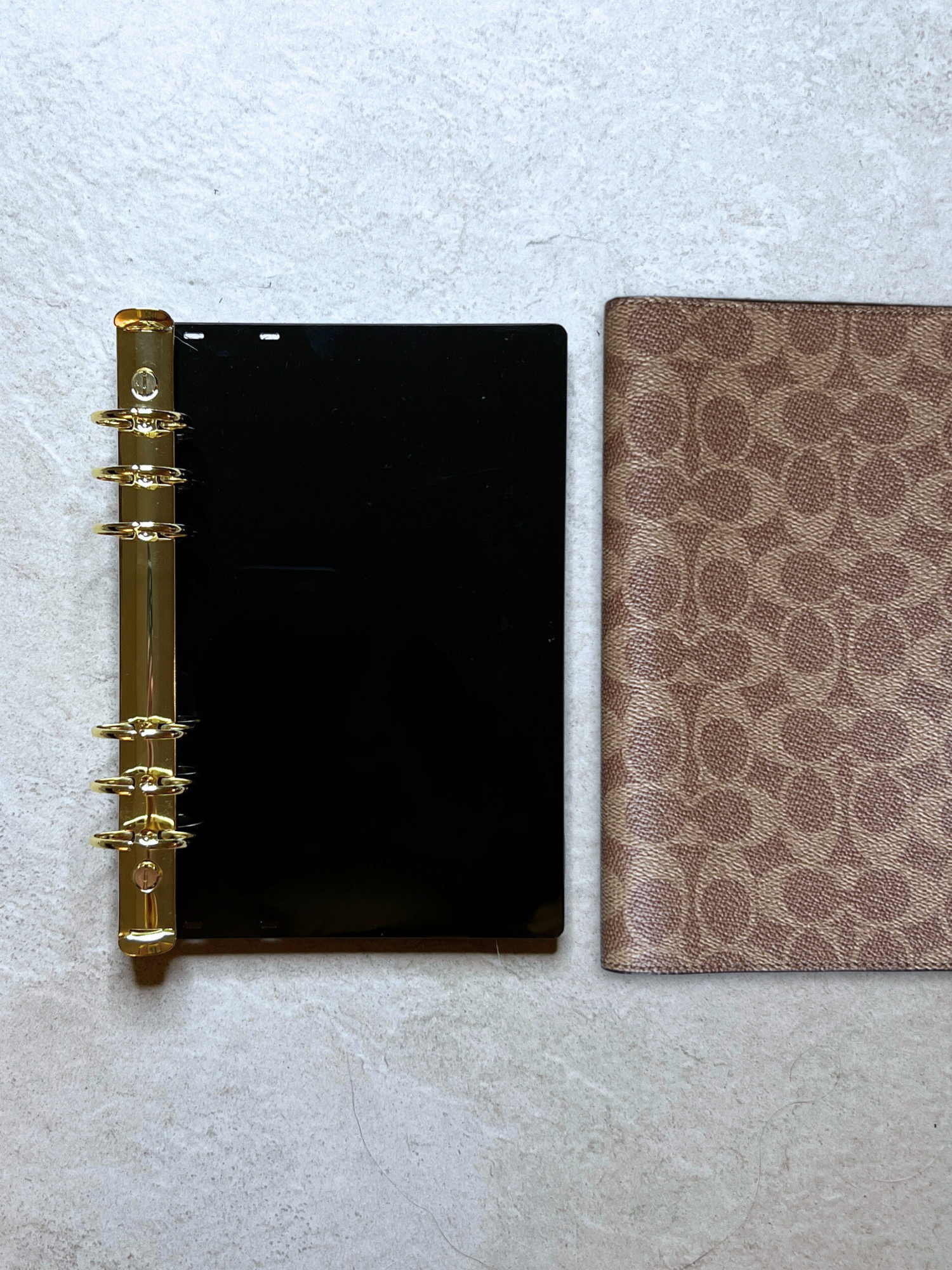 A5 size Pop in Planner for Coach Notebook Covers by Pop In Planner from www.popinplanner.com showing options and adapter fit