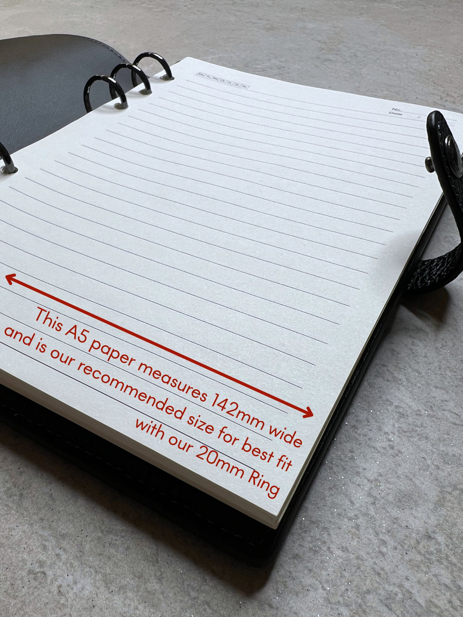 A5 size Pop in Planner for Coach Notebook Covers by Pop In Planner from www.popinplanner.com showing options and adapter fit