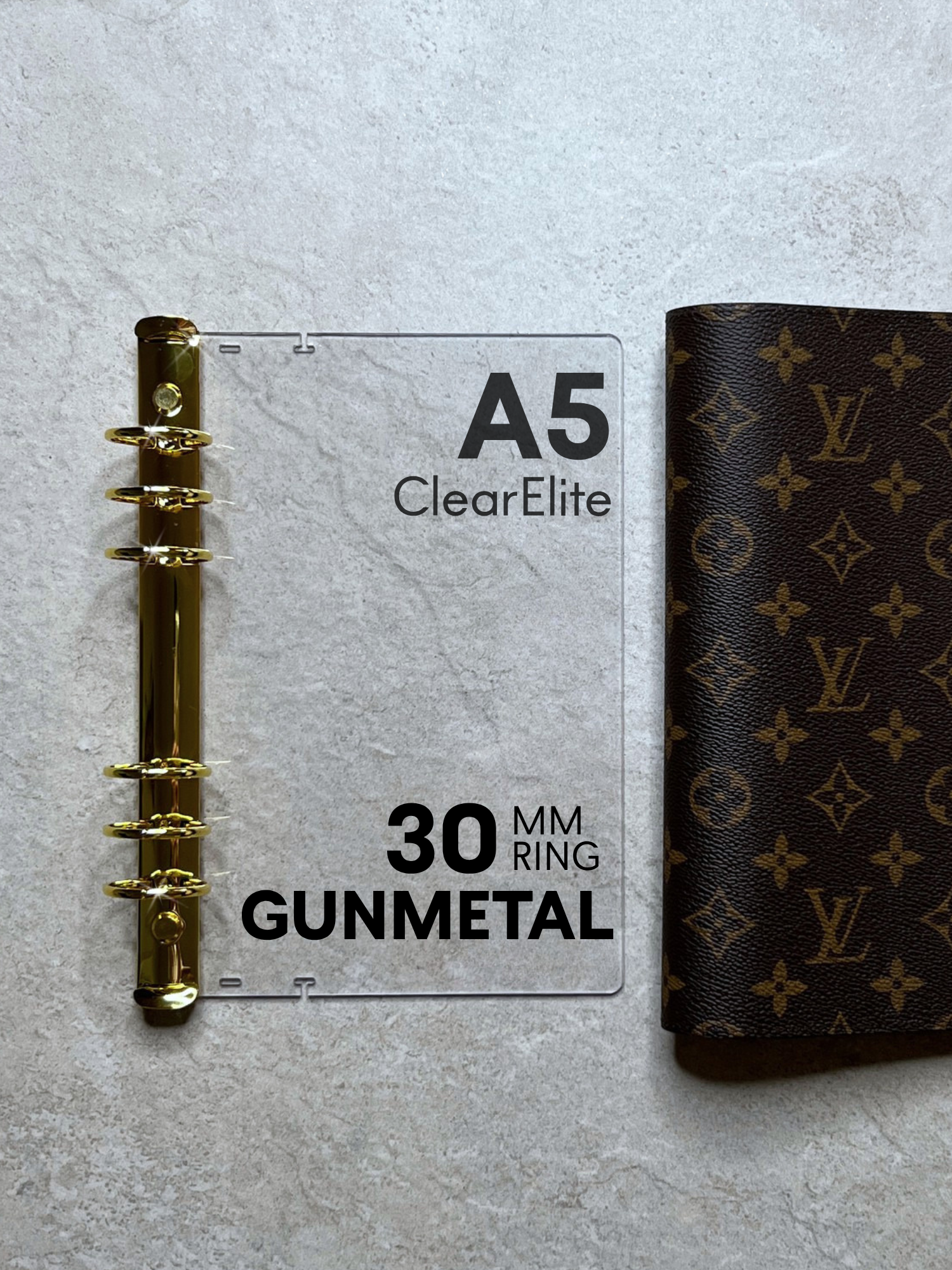 A5 Ring Converter for Louis Vuitton Desk Agenda