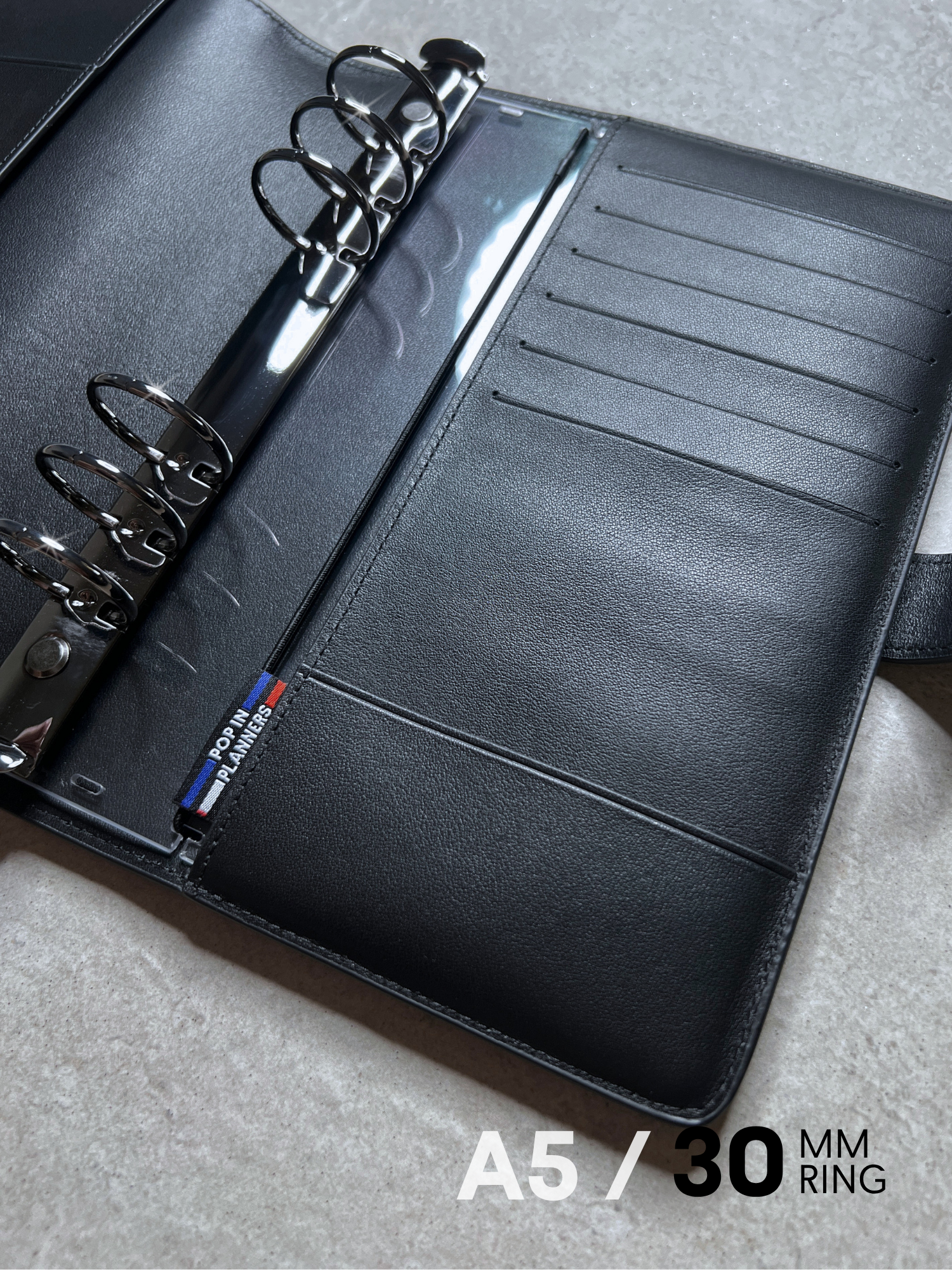 Midnight Solstice | Ignotum A5 Full Grain Leather Desk Agenda