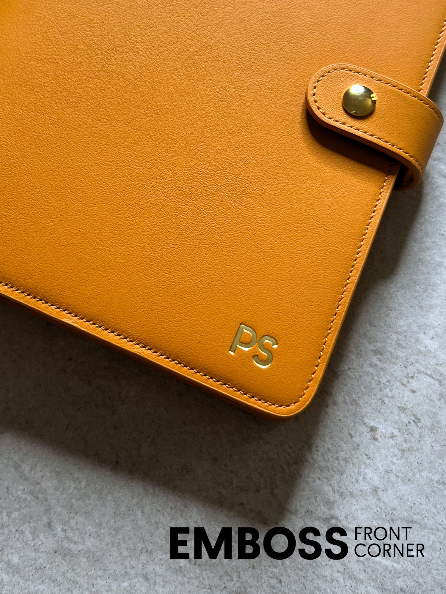 Fall Leaves | Ignotum A5 Full Grain Leather Desk Agenda
