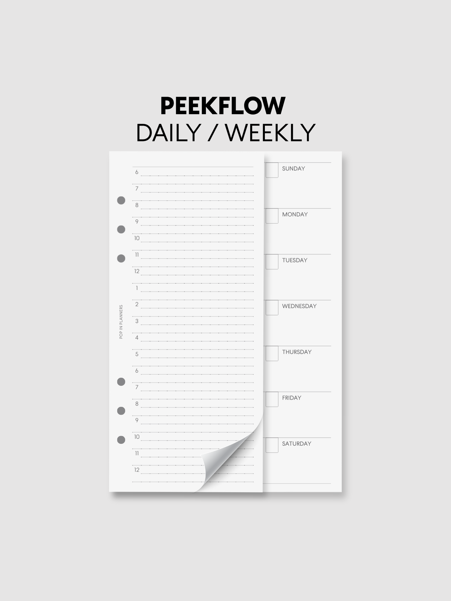 Daily/Weekly | PeekFlow Refill Papers