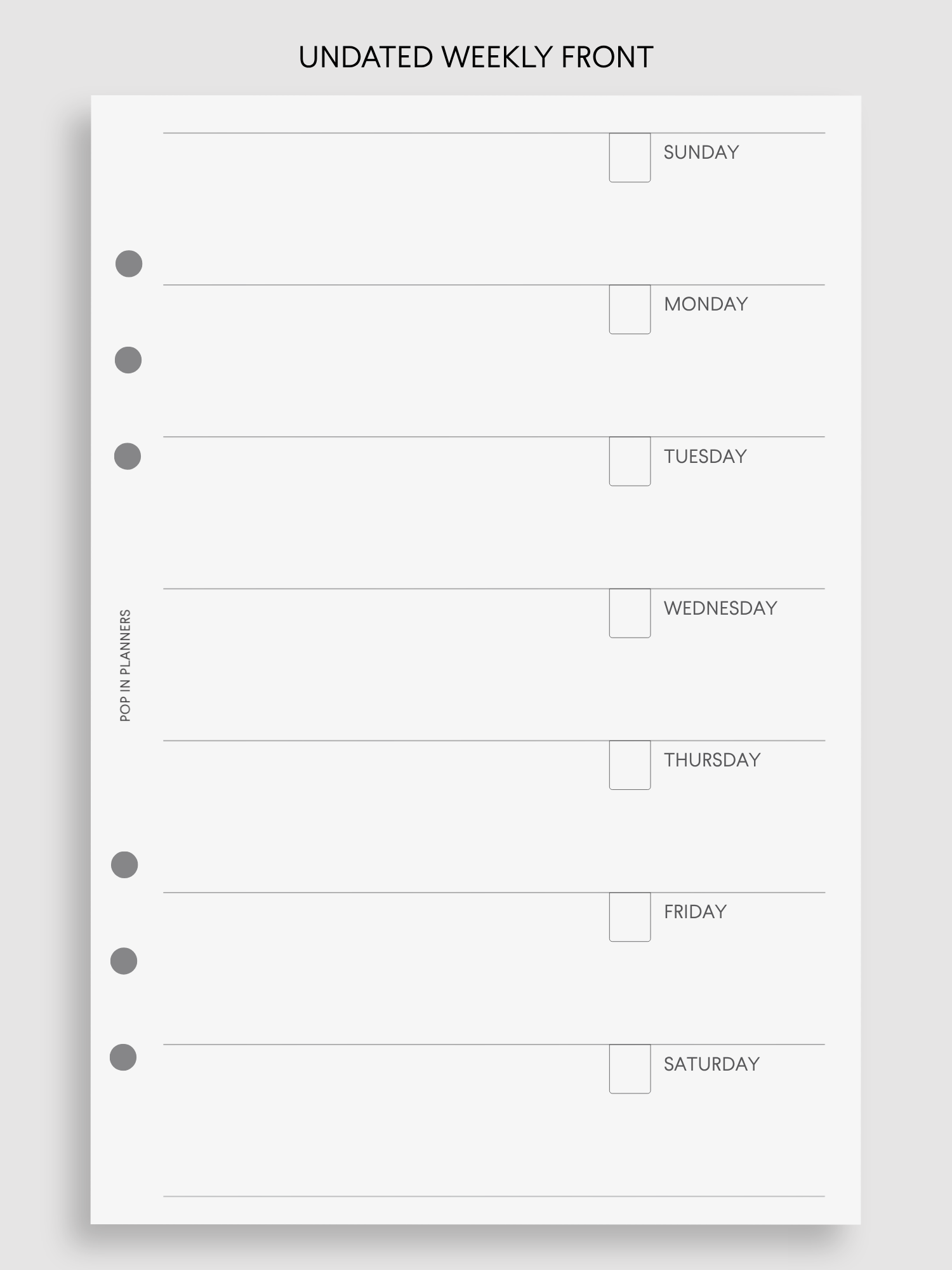 Daily/Weekly | PeekFlow Refill Papers