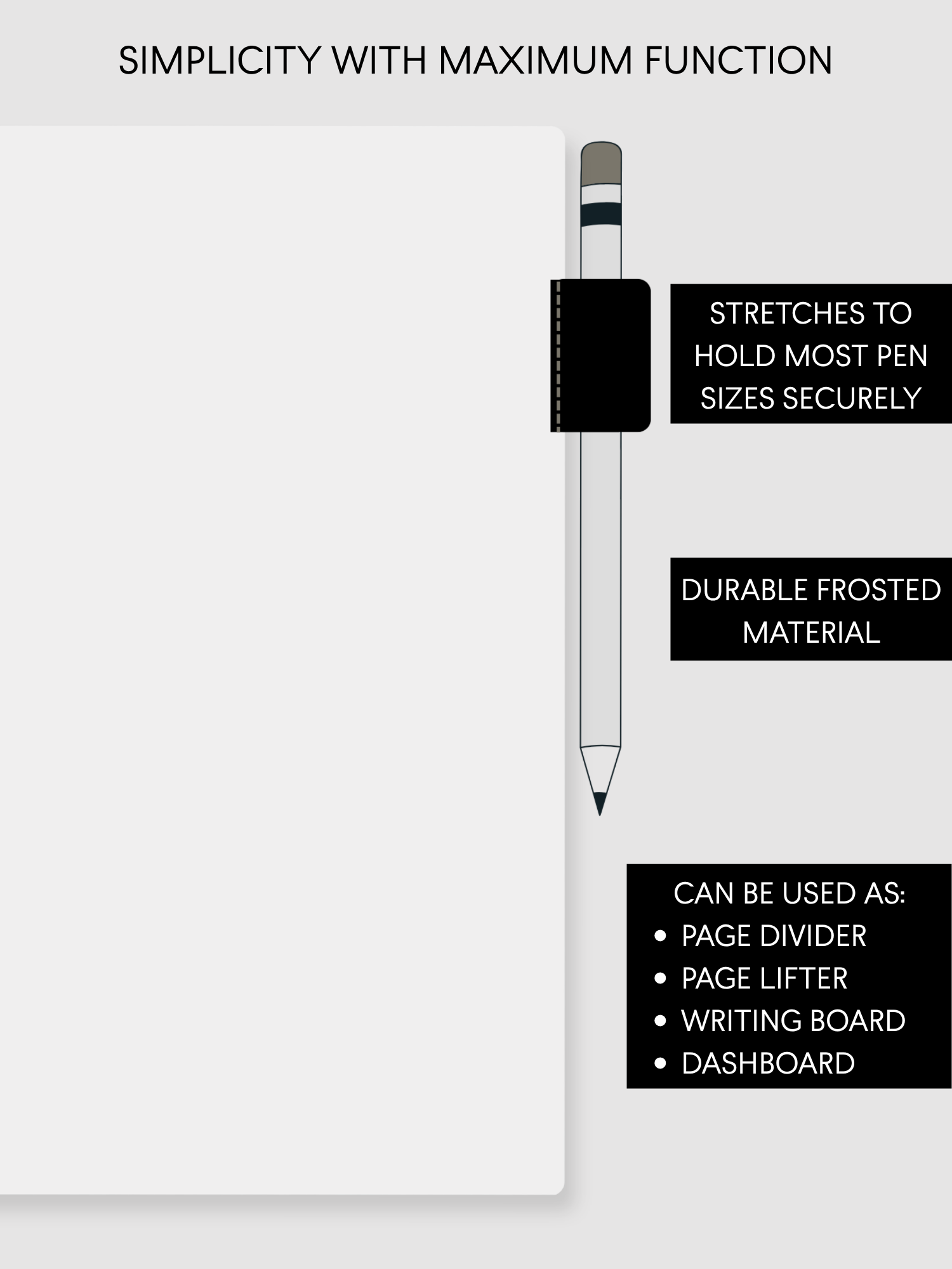 A5 Pen Loop Page Divider