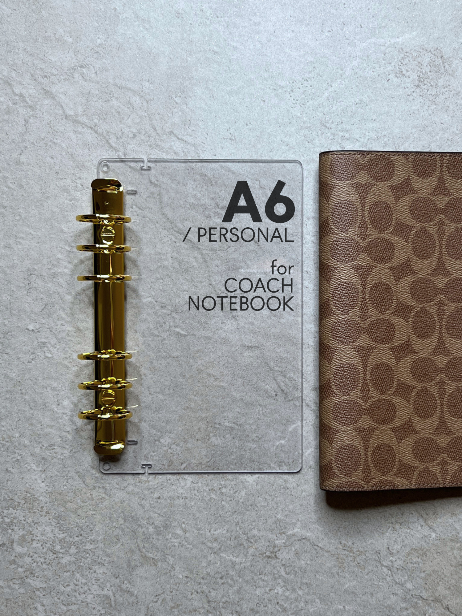 Personal/A6 Ring Converter for Coach Notebooks | ClearElite