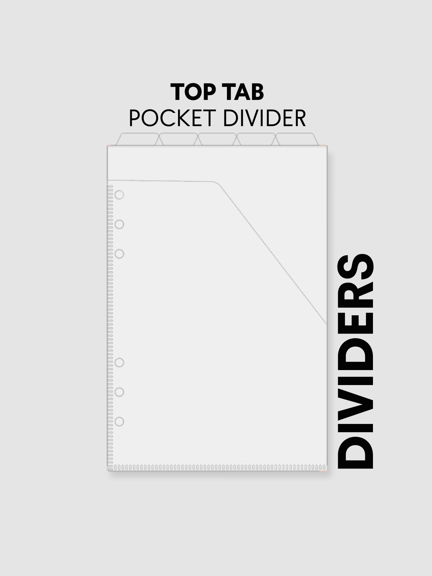 A5 Top Tab Pocket Dividers