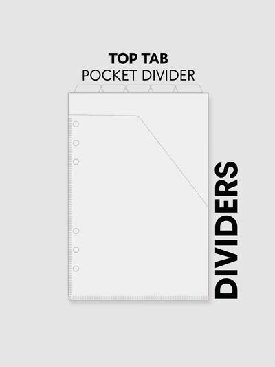 A5 Top Tab Pocket Dividers