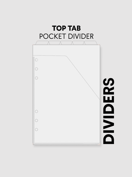 A5 Top Tab Pocket Dividers