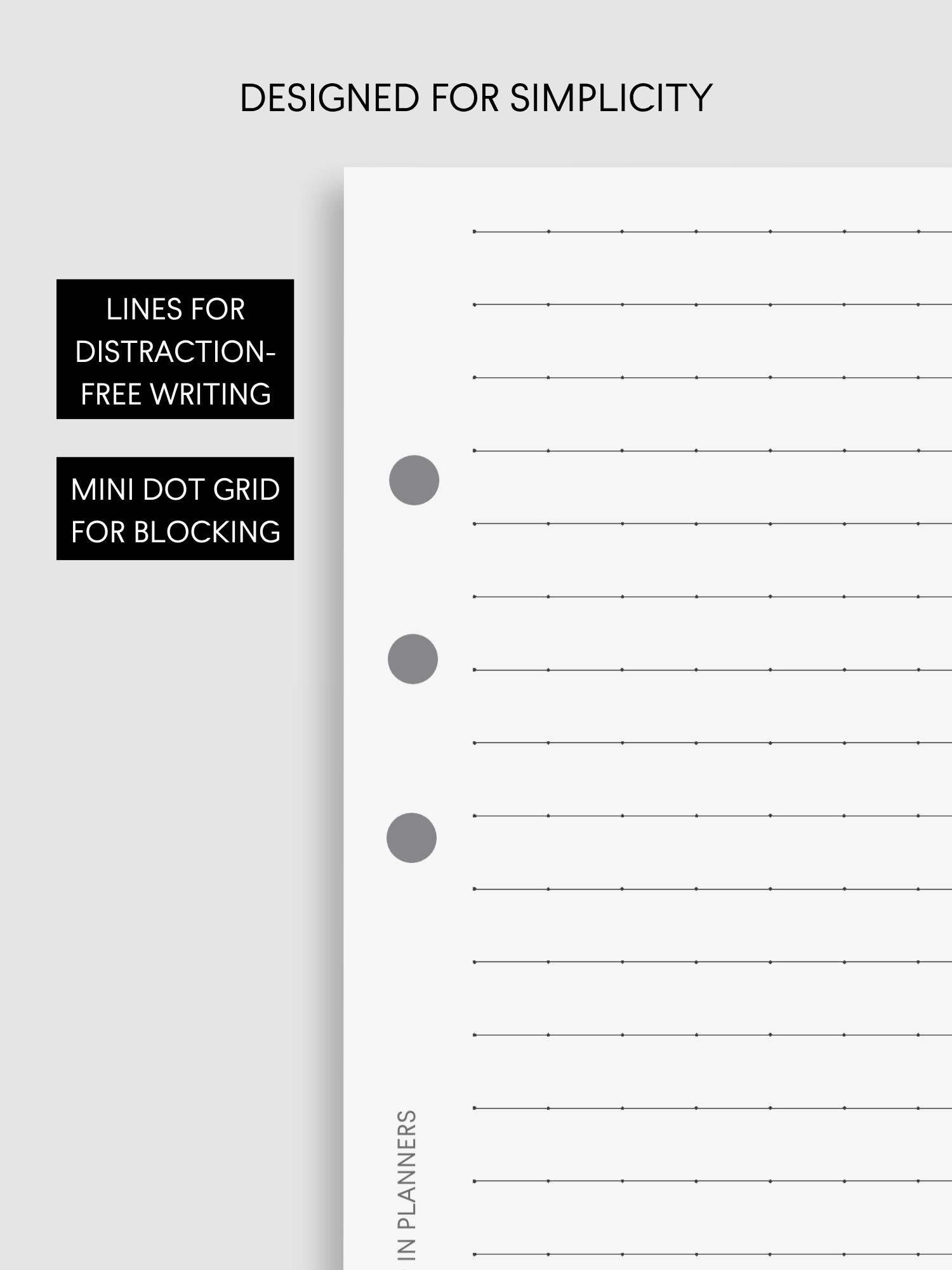 Lined | Planner Paper Refills