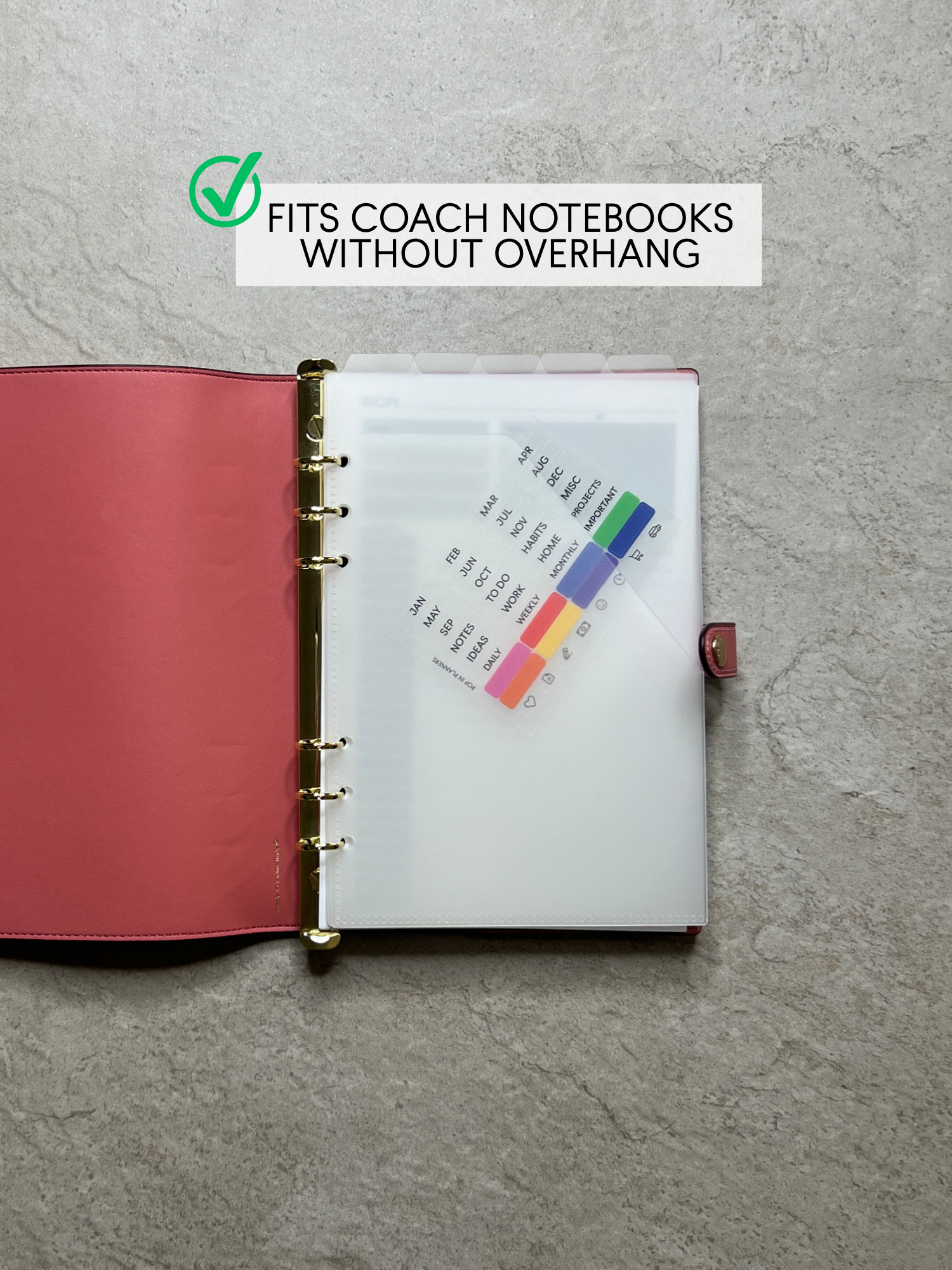 A5 Top Tab Pocket Dividers