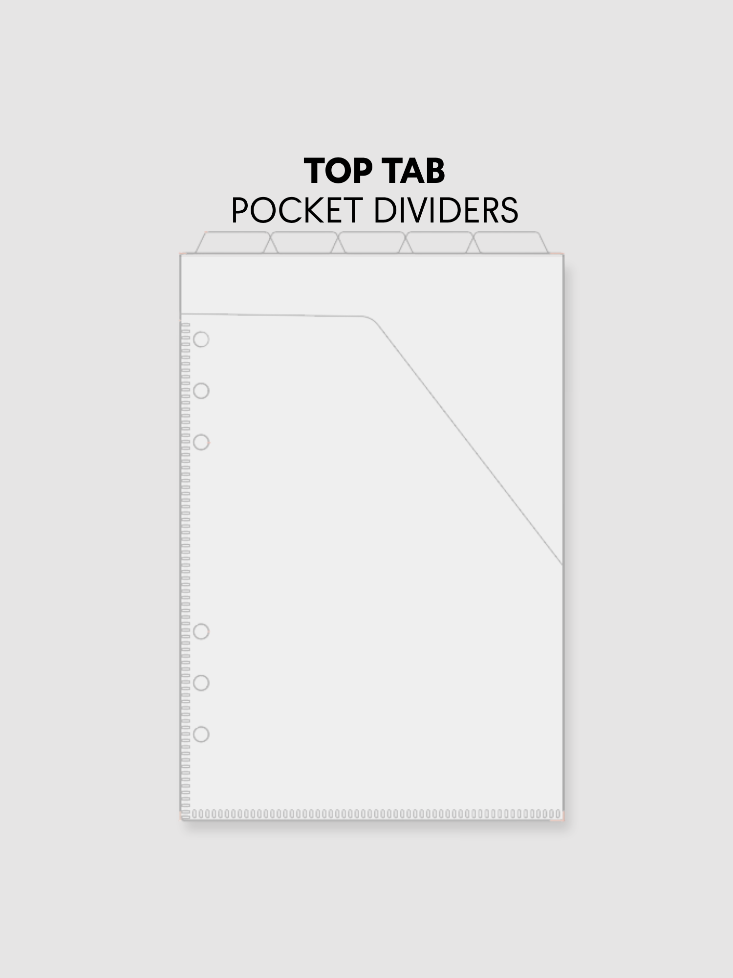 A5 Top Tab Pocket Dividers