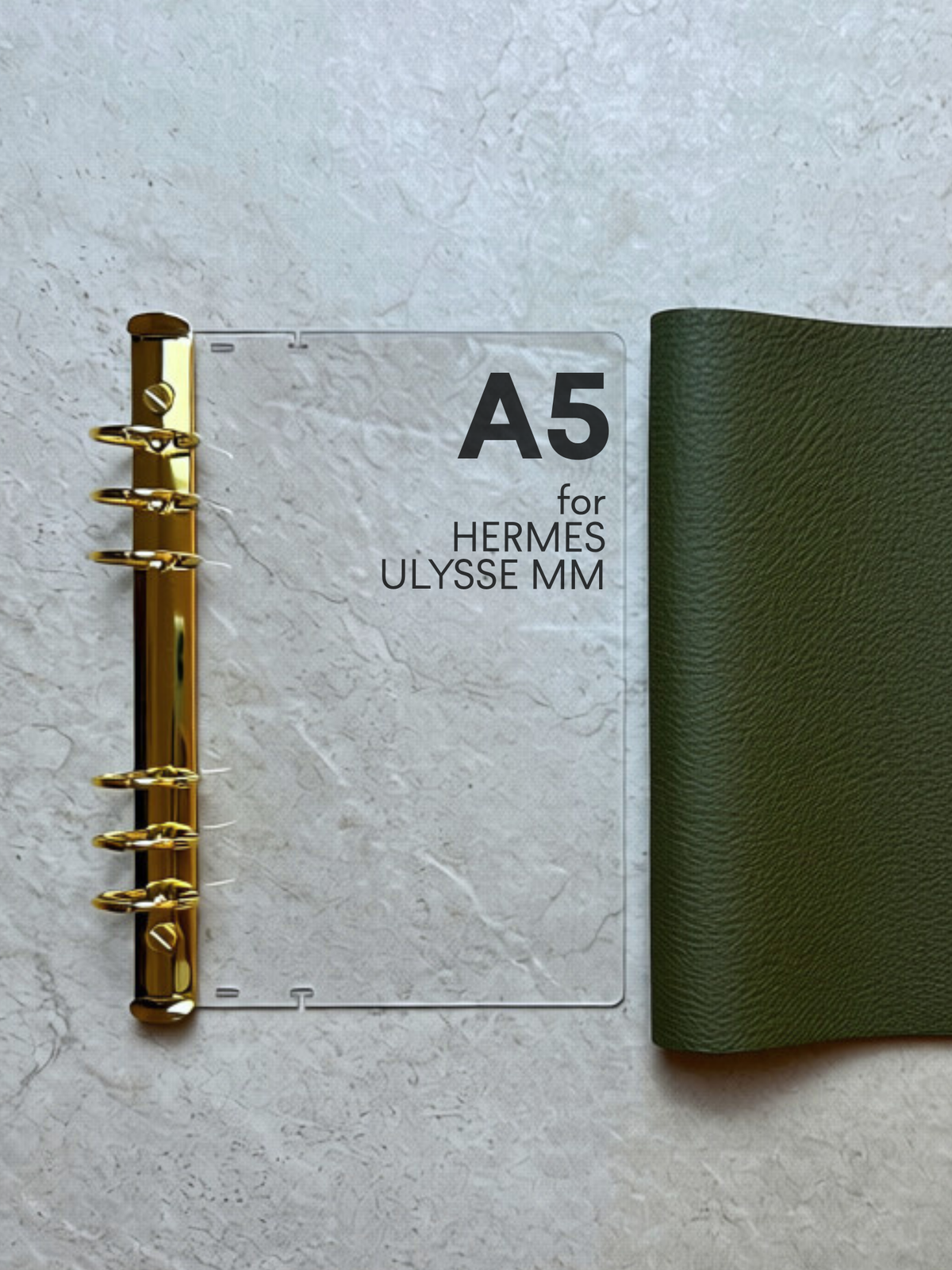 A5 Ring Converter for Hermes Ulysse MM Notebook Cover