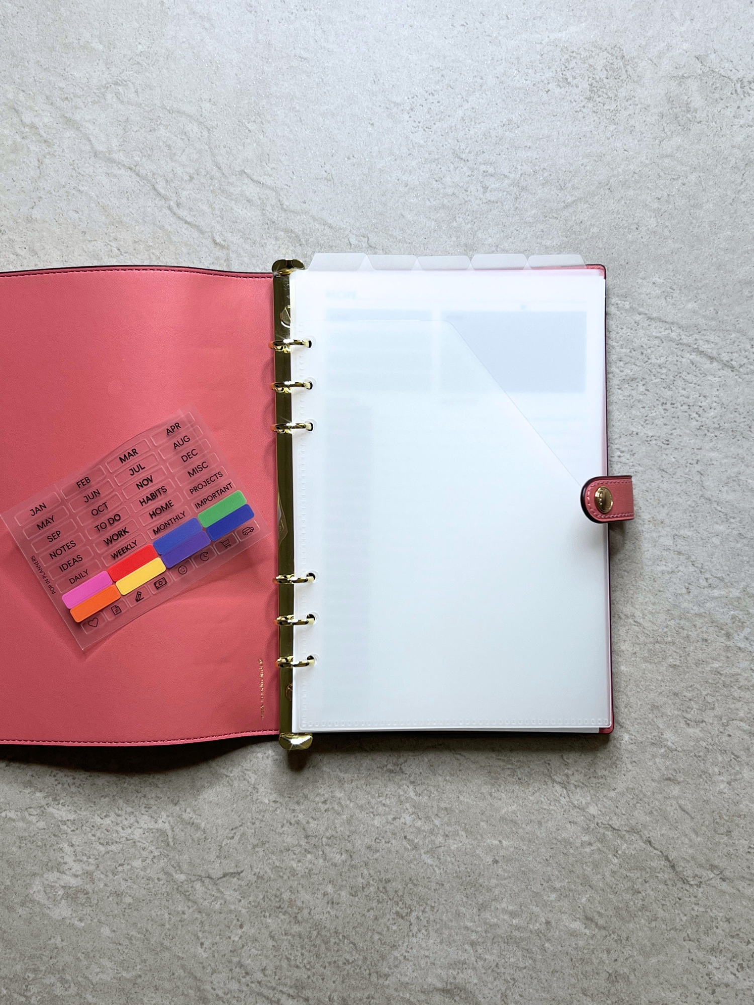 Top Tab Storage Pocket Dividers