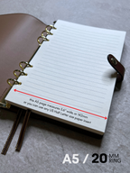 A5 Ring Converter for Coach Notebooks | ClearElite
