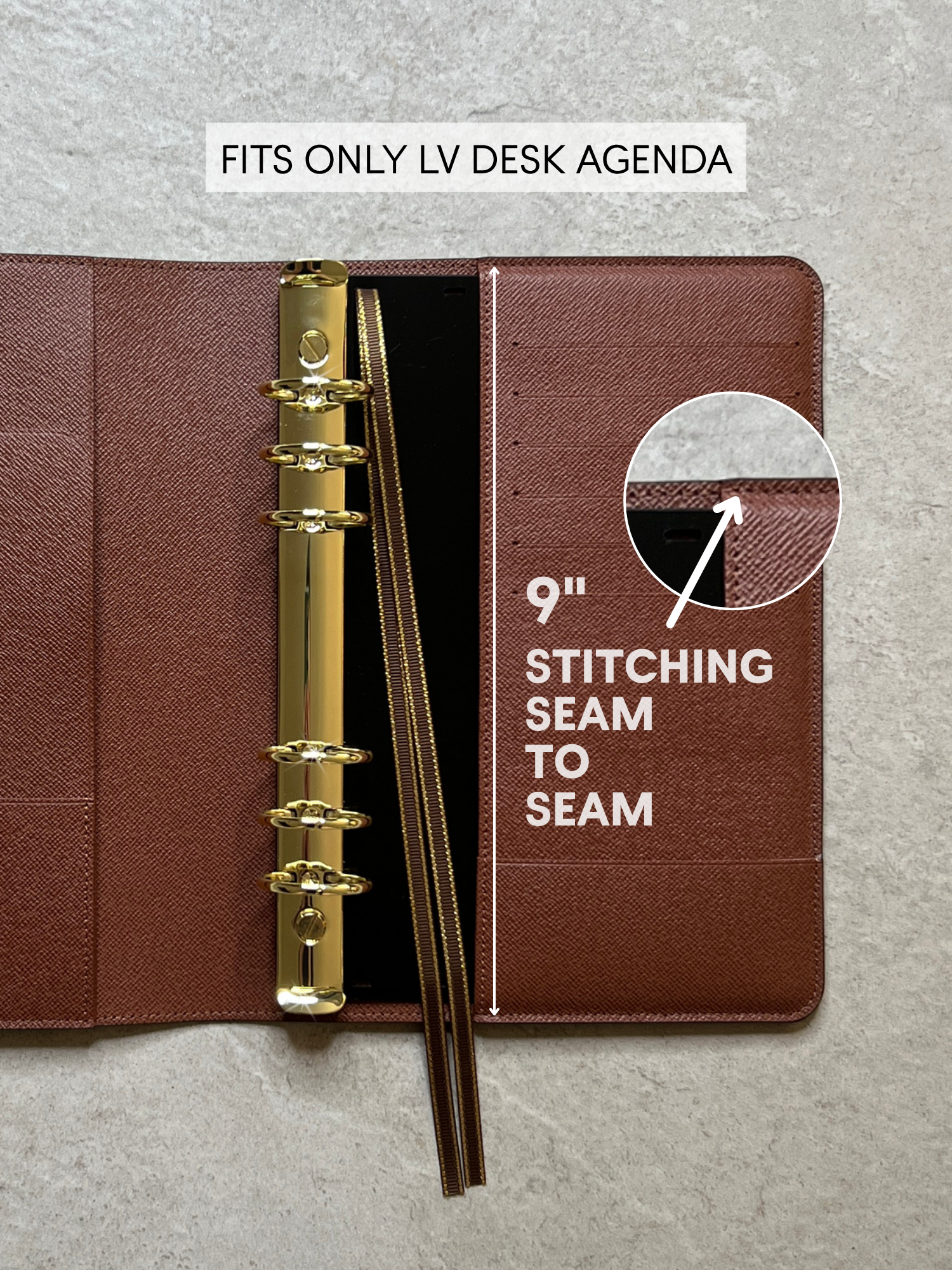 A5 Ring Converter for Louis Vuitton Desk Agenda | ClearElite