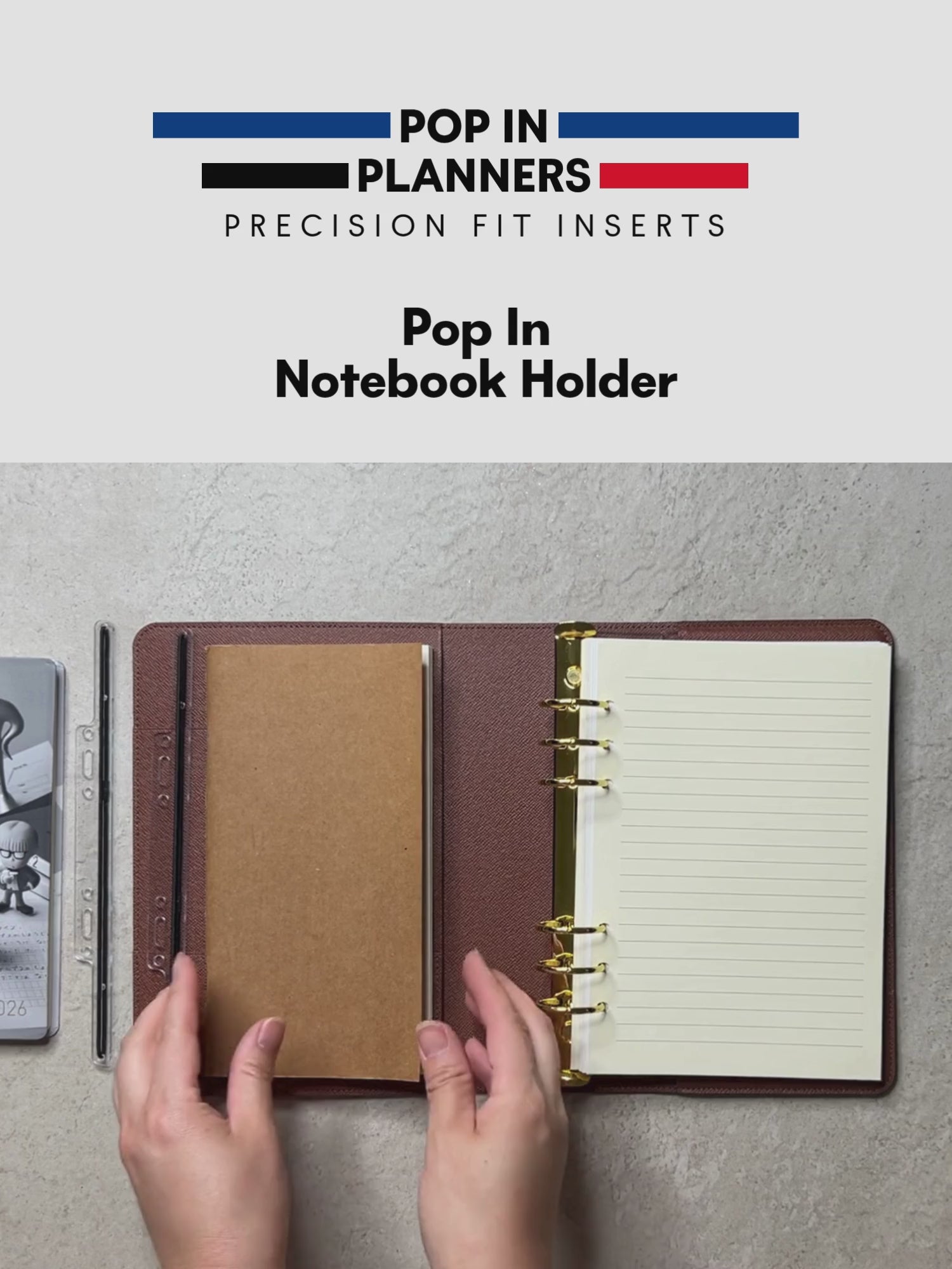 Pop In Notebook Holder